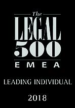 Legal 500 leading individual 2018 Legal 500 Leading Individual 2018