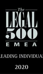 Legal 500 leading individual 2020 Legal 500 Leading Individual 2020