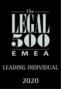 Legal 500 leading individual 2020 Legal 500 Leading Individual 2020